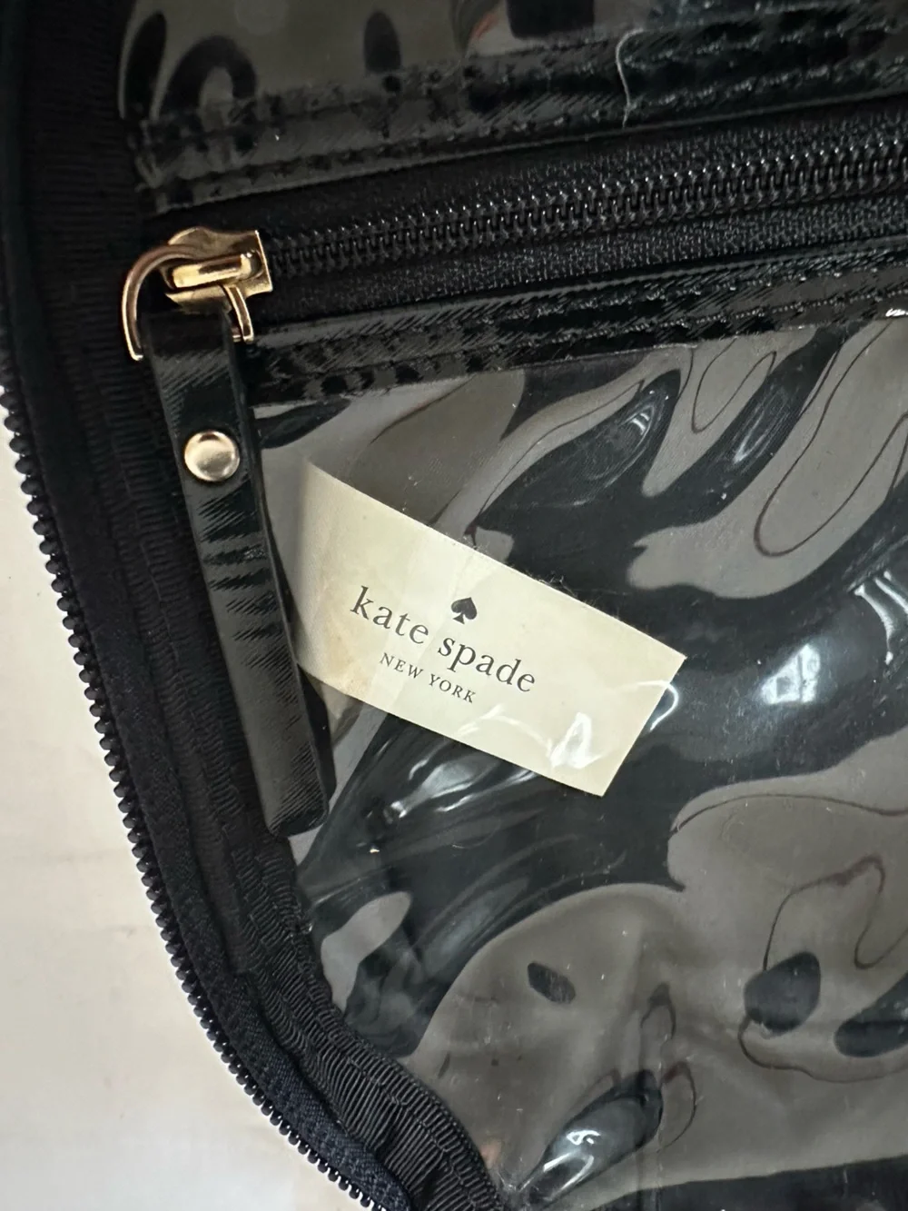 Kate Spade Striped Cosmetic Case